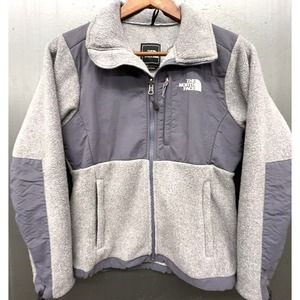The North Face Denali Jacket Women‎ XS Gray Polartec Fleece Zip Outdoor Active